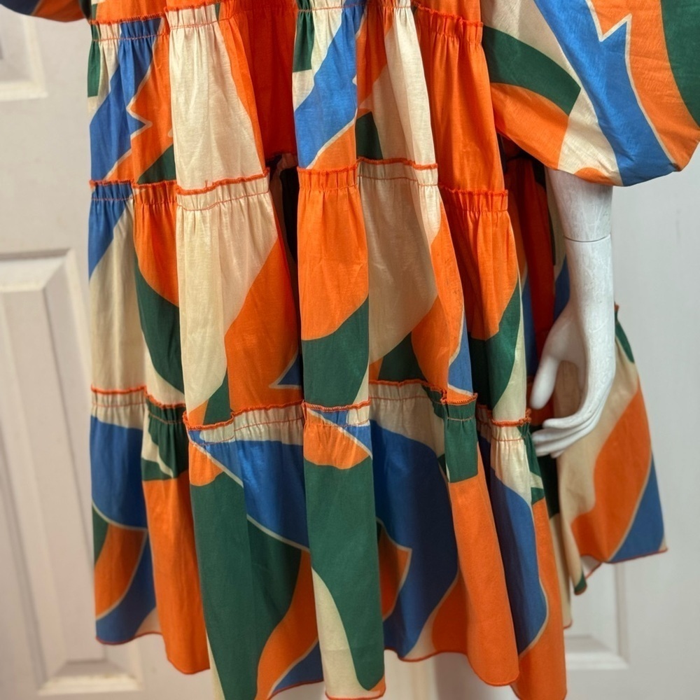 LOVE HICHLICHT Colorful Geometric Women's Dress Size 3XL. C21 - Picture 3 of 16
